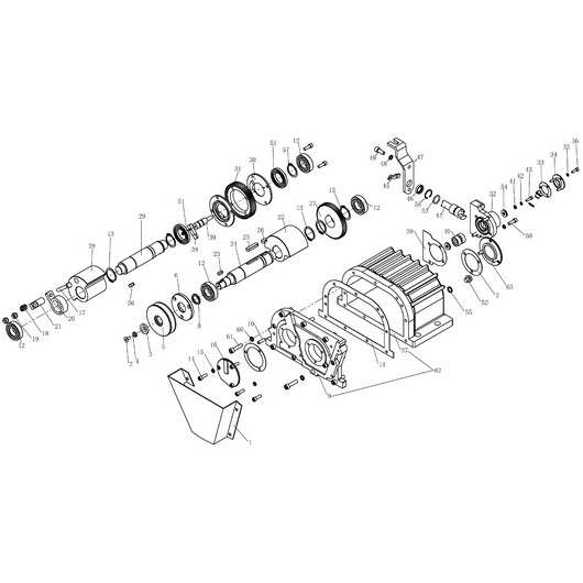 Вал ведущий и вал ведомый Champion PC1645RH